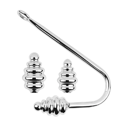 Anal Screw-in Ribbed Set Hook GreatBenefit 8826 0401